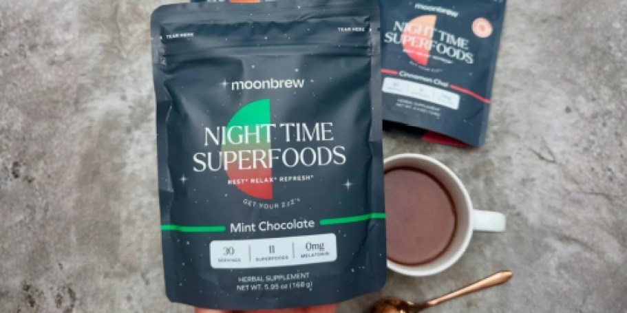 MoonBrew Superfoods Natural Sleep Aid 3-Pack JUST $29.99 Shipped (Over $140 Value)
