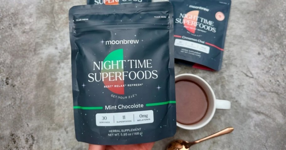 MoonBrew Superfoods Natural Sleep Aid 3-Pack JUST $29.99 Shipped (Over $140 Value)