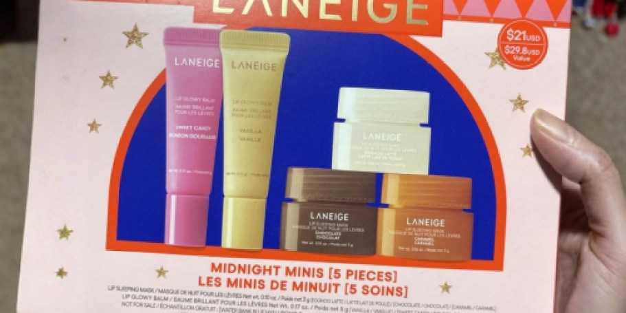 Laneige 5-Piece Lip Care Set Only $13.96 Shipped on Amazon ($30 Value!)
