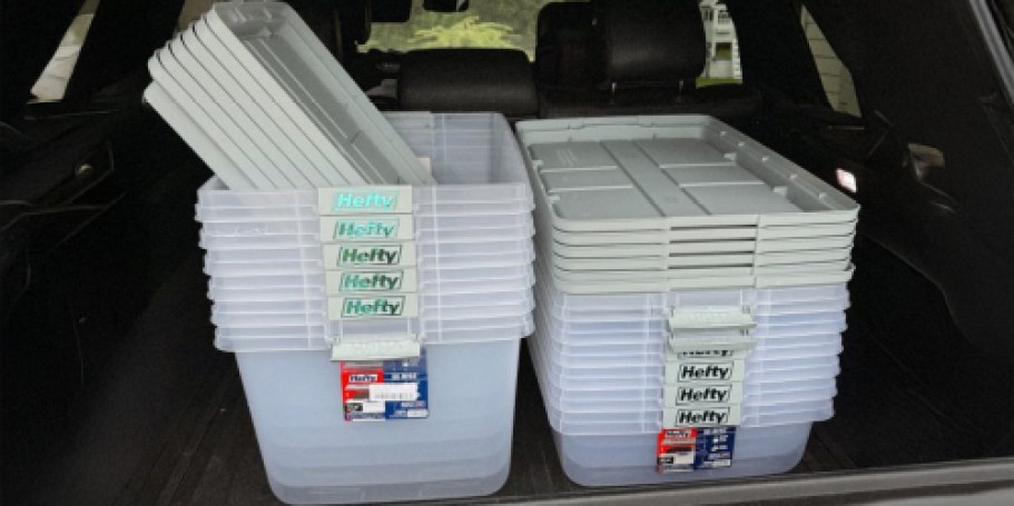 Hefty Storage Bins from $4 on Target.com (Perfect for Holiday Storage!)