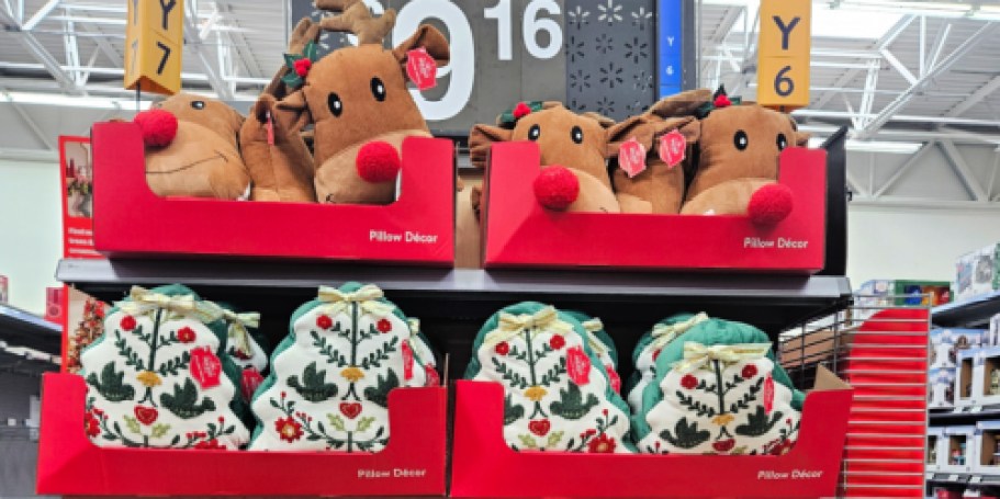 Christmas Throw Pillows Just $9 at Walmart