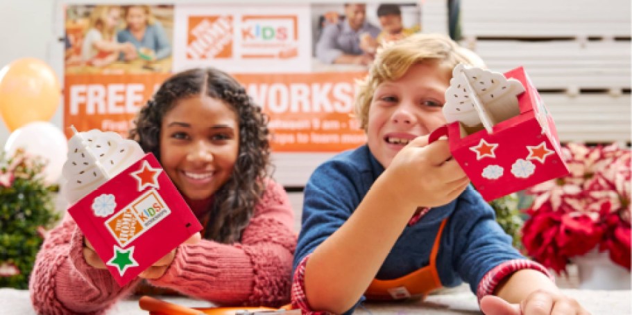 FREE Home Depot Kids Workshop on 12/6 (Register Now to Make a Holiday Cocoa Mug)