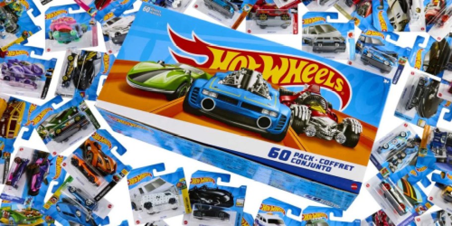 HUGE Hot Wheels Collectible Vehicles 60-Pack $46.75 on Walmart.com – Just 78¢ Each!