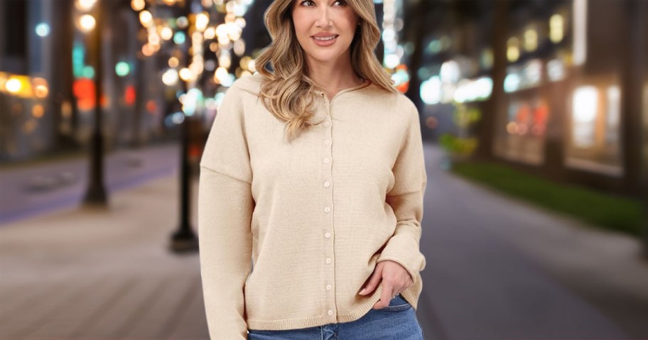 PMQ Women's Lightweight Cardigan