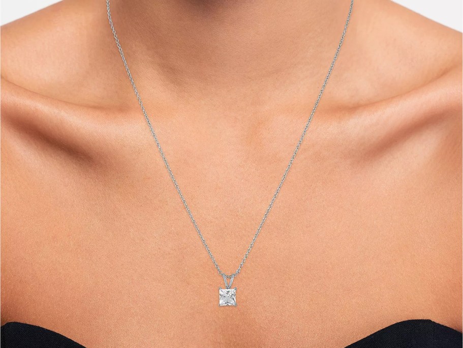 JCPenney Sterling Silver White Sapphire Necklaces Only $10 (Reg. $50)