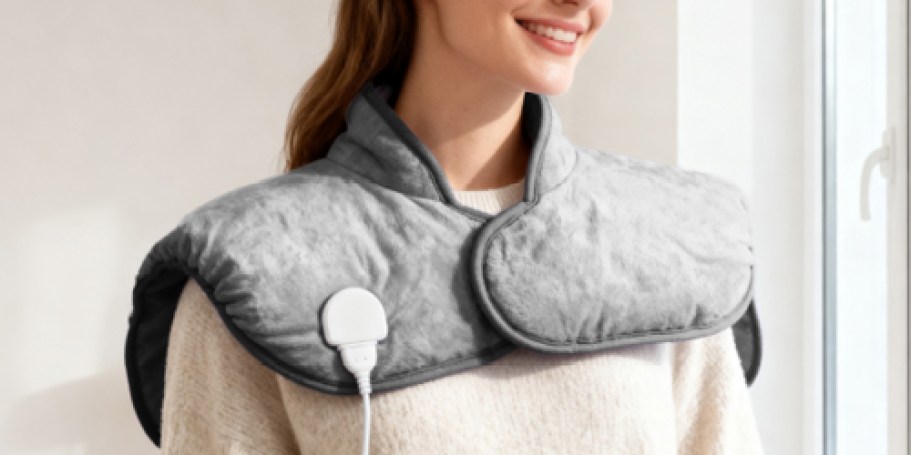 Wearable Heating Pad Just $16.99 on Amazon | Soothes Neck & Back Pain