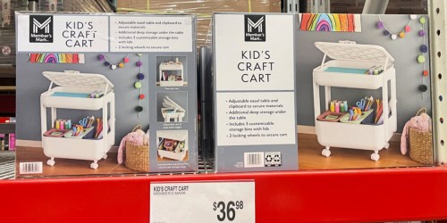Member’s Mark Kids Craft Cart Only $36.98 at Sam’s Club (Includes 3 Storage Bins w/ Lids)