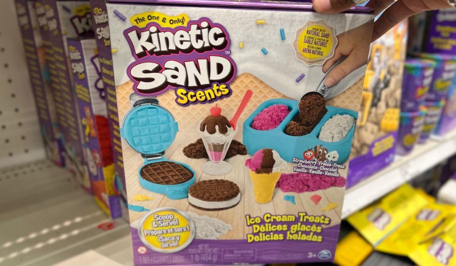 Kinetic sand ice cream set