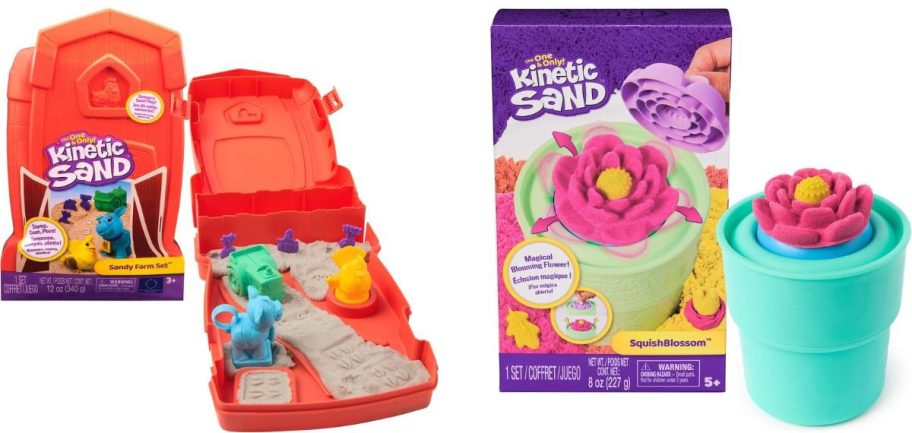 Kinetic sand set from Amazon