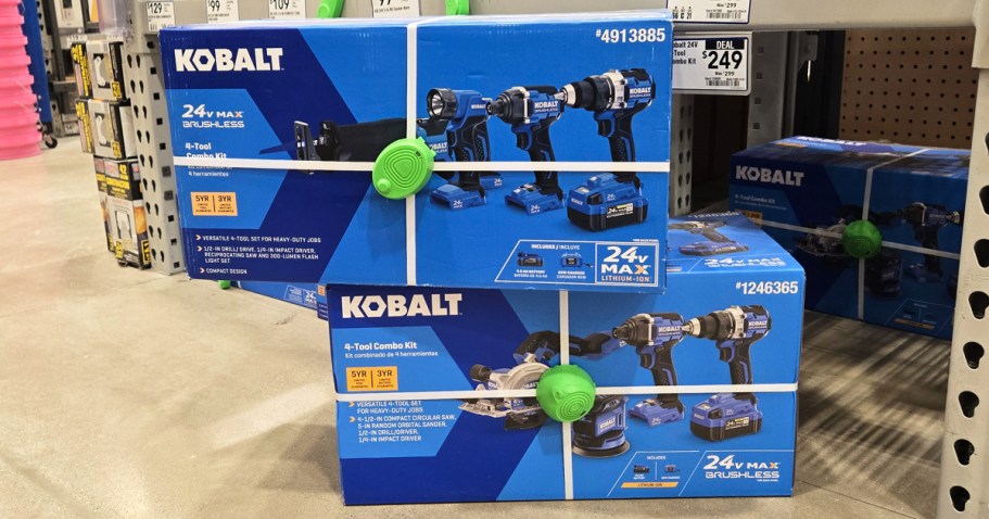 HOT Lowe’s Promo: 2 FREE Kobalt Power Tools w/ Purchase of Combo Kits (Up to $278 Value!)