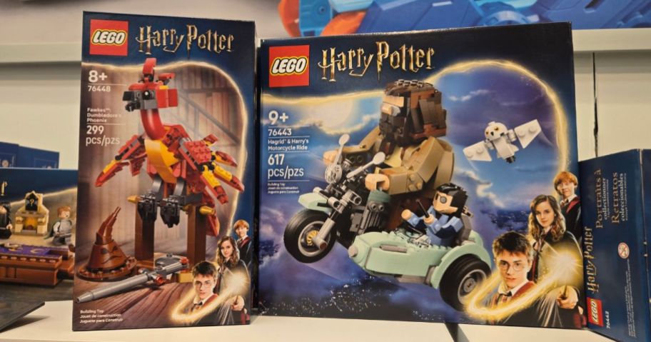 Harry Potter Phoenix and Hagrid Lego Sets