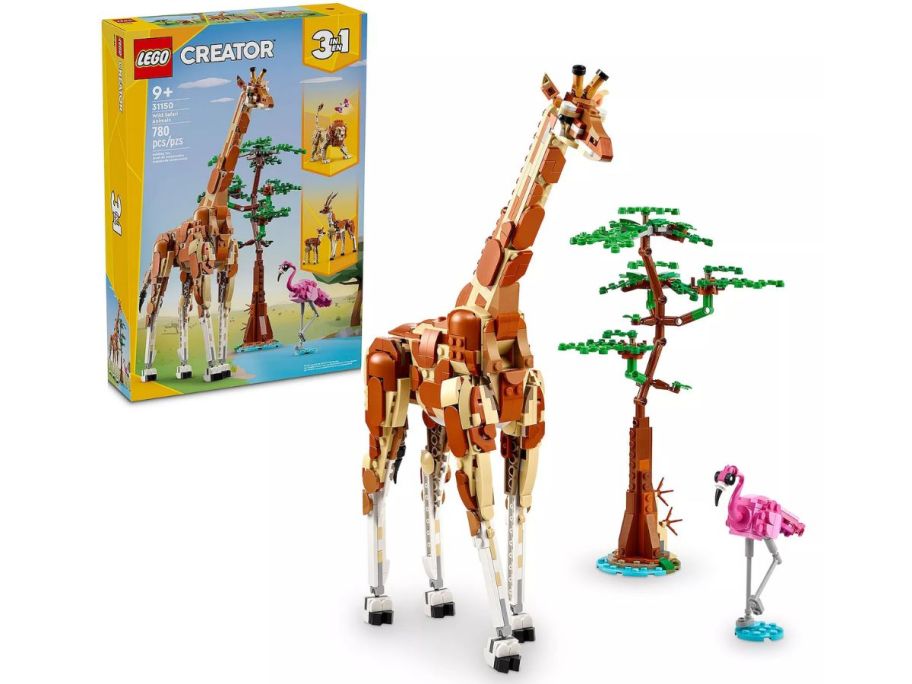 LEGO Creator 3-in-1 Wild Safari Animals Set