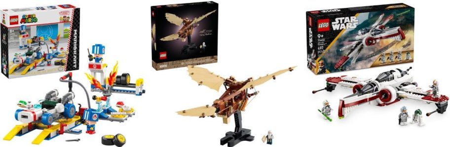 Stock images of 3 LEGO building Sets