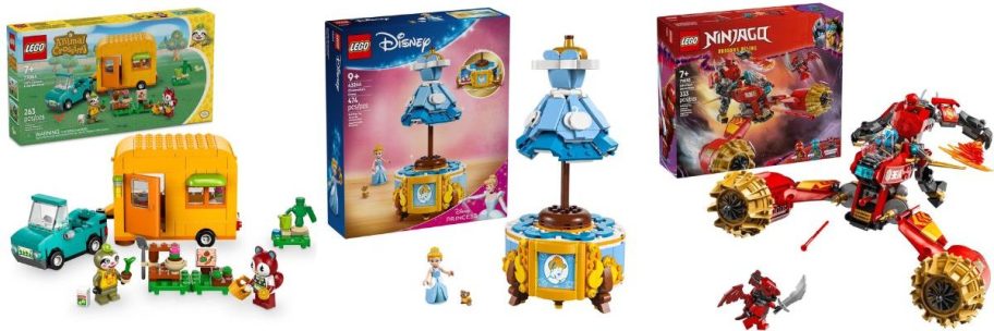 Stock images of 3 LEGO sets