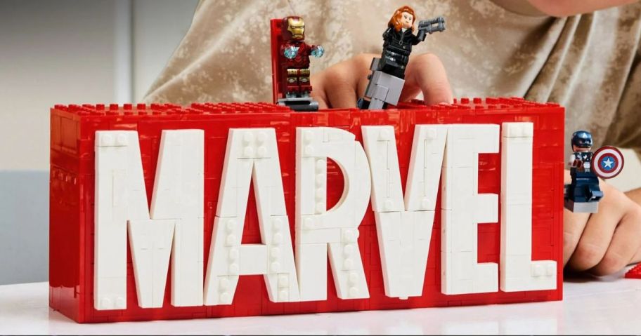 A LEGO Marvel Building Set