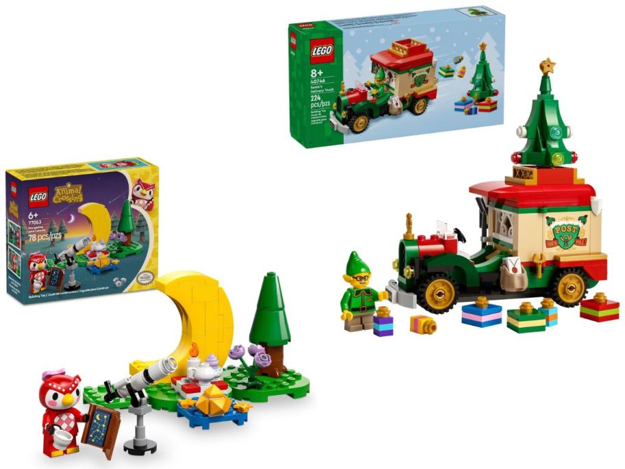 LEGO animal crossing and holiday sleigh set