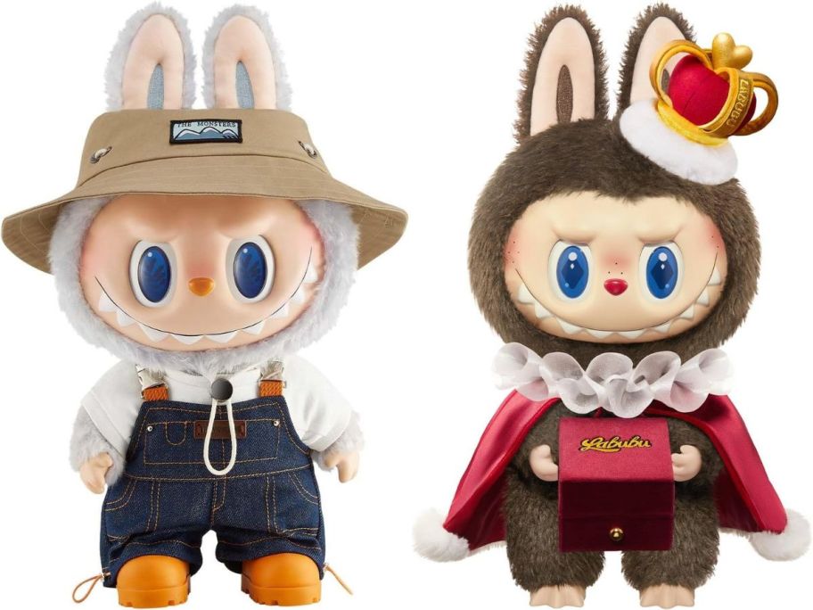 Stock images of two Pop Mart Labubu Plush