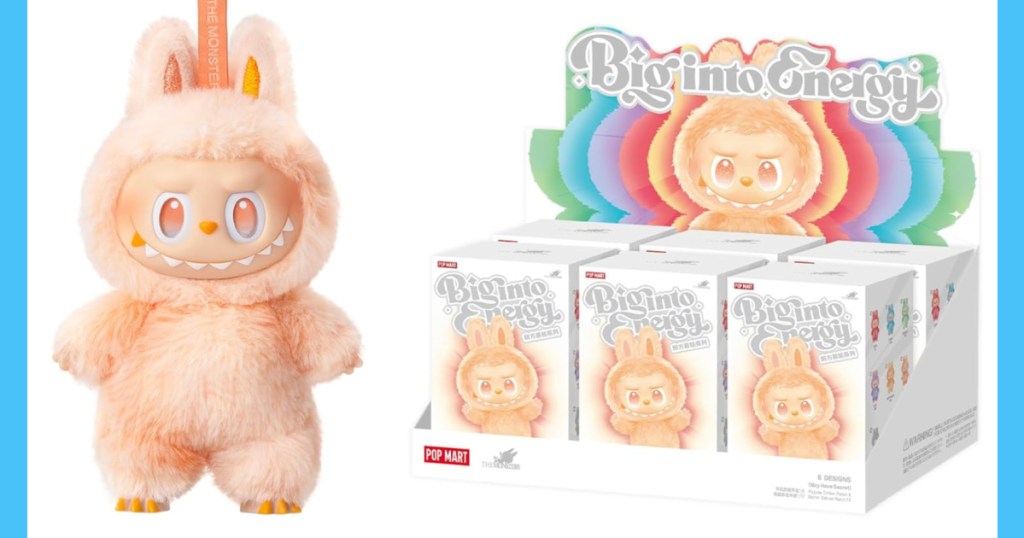 Labubu plush set with six mystery boxes