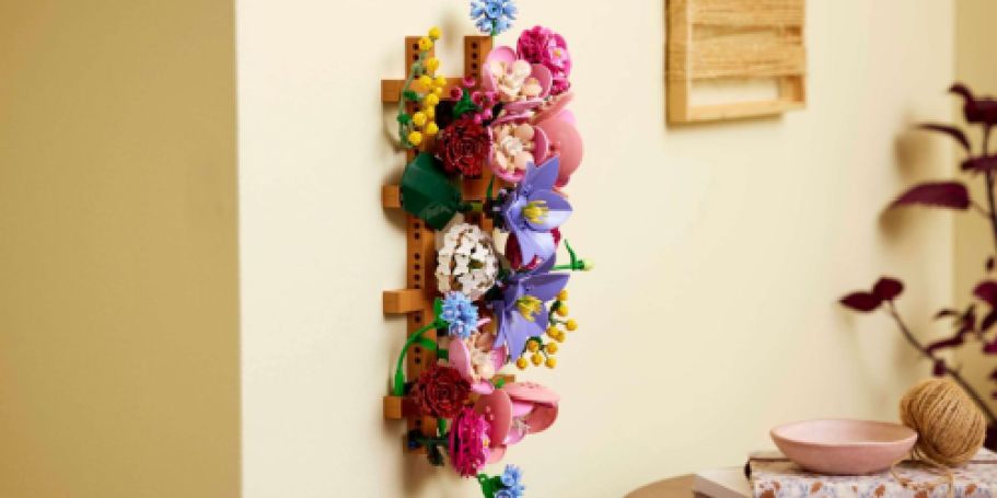 New LEGO Flower Wall Now Available (+ More Botanical Sets on Sale)