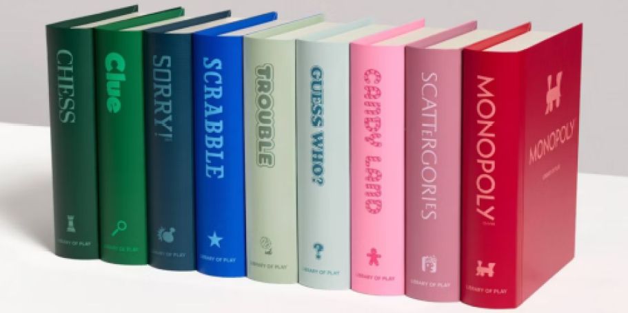 Library of Play Board Games Just $22.49 at Target – Includes Scrabble, Monopoly, Clue & More!