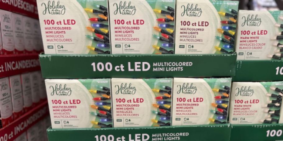 50% Off Lowe’s Christmas Lights | 100-Count LED Sets UNDER $5
