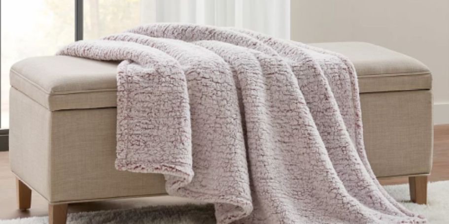 Cozy Sherpa Throw Blankets from $9.99 at Macy’s (Regularly $30)