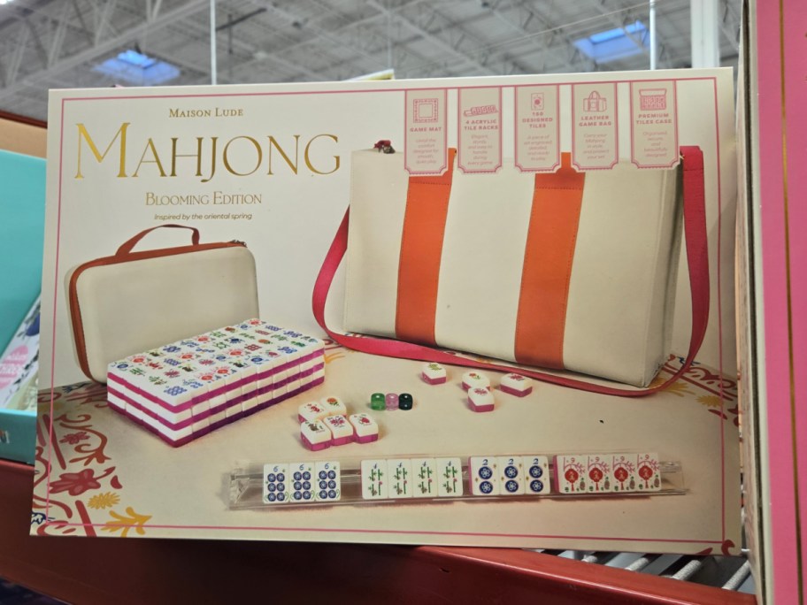 A Mahjong set in the box.