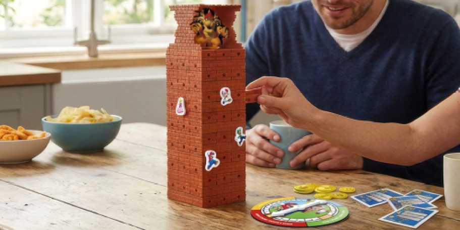 Super Mario Edition Jenga Game Just $12.49 on Amazon (Reg. $22)