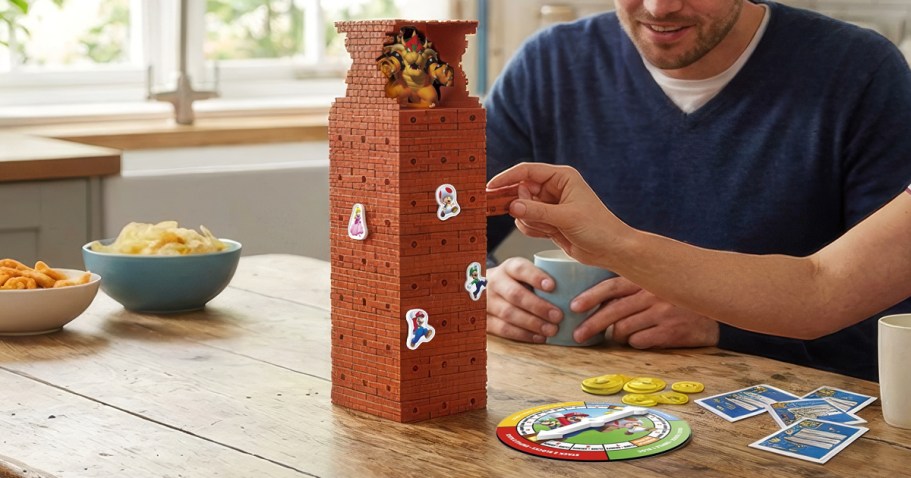 Super Mario Edition Jenga Game Just $12.49 on Amazon (Reg. $22)