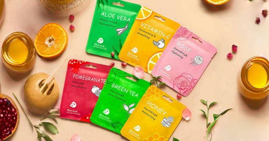 6 different types of Meleell Face Masks