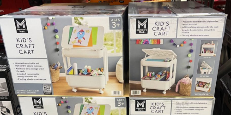 This Kids Craft Cart is Under $37 at Sam’s Club & Keeps Everything Organized!