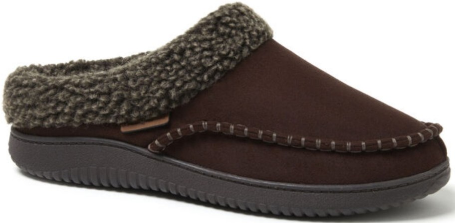mens microsuede clog
