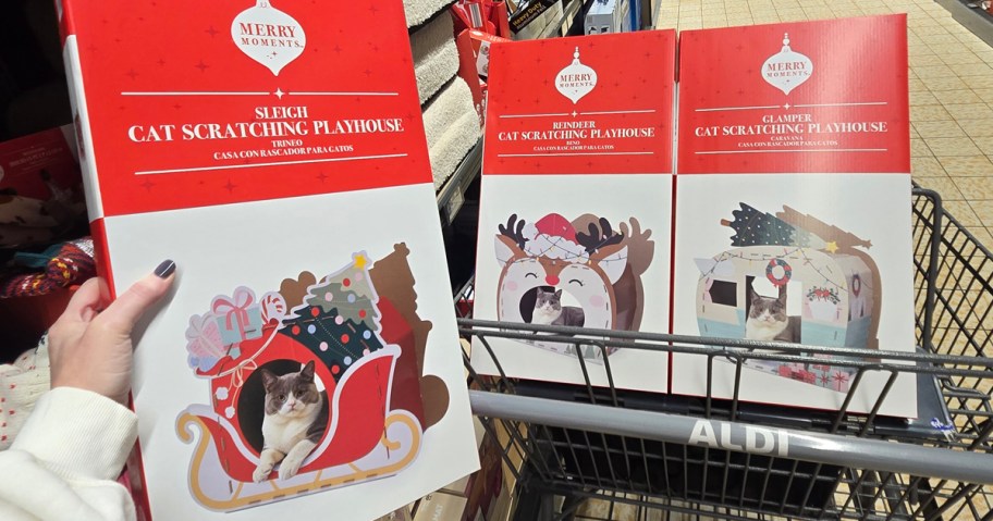 Merry Moments Cat Scratching Playhouse