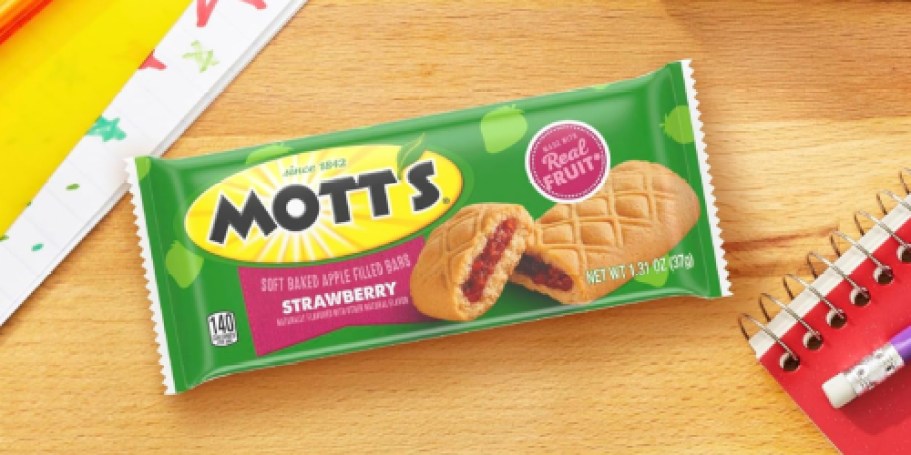 Mott’s Soft-Baked Fruit Bars 5-Pack Only $1.51 Shipped on Amazon