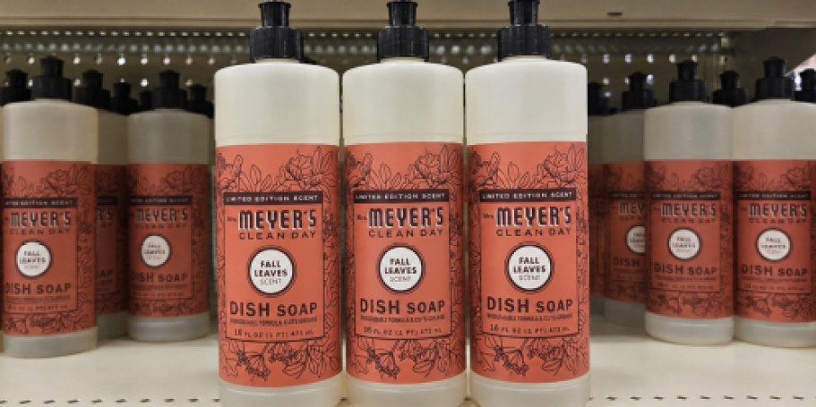 Mrs. Meyer’s Dish Soap 3-Pack Just $8.93 Shipped on Amazon (Reg. $18)