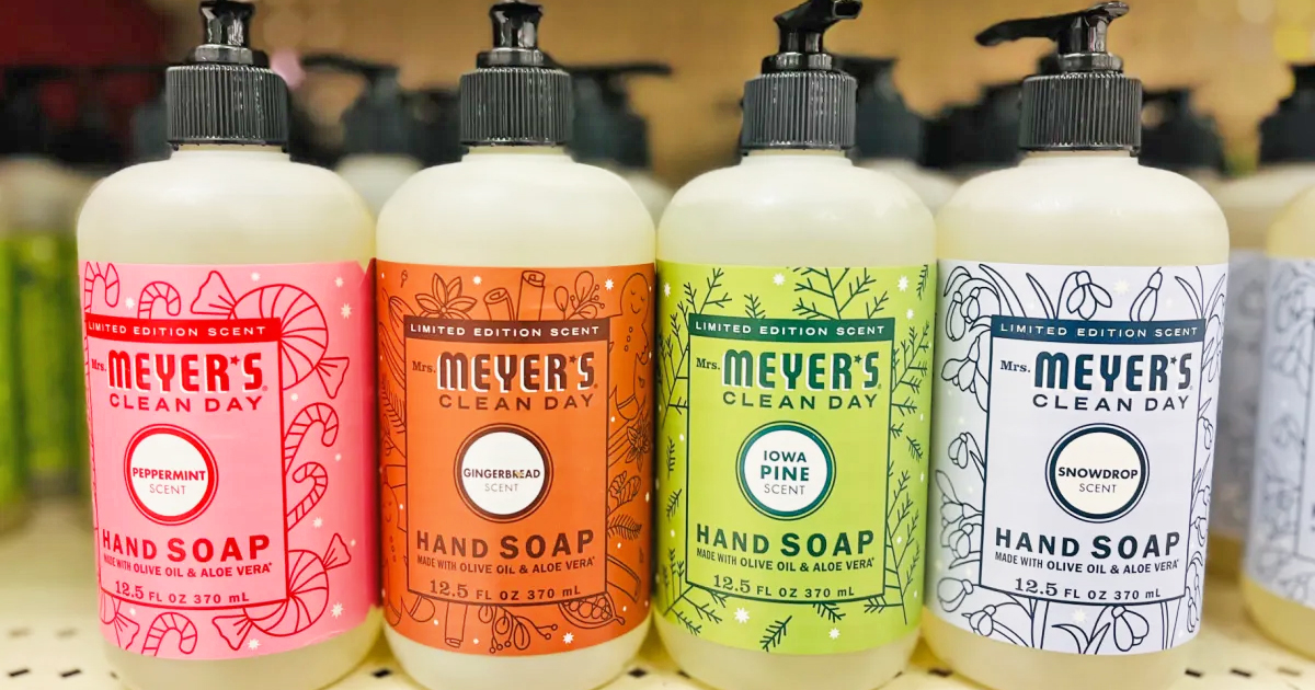 Mrs. Meyer’s Hand Soap 3-Pack Only $8.65 on Amazon