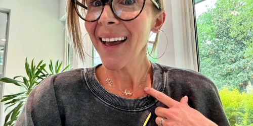 Personalized Sterling Silver or Gold Plated Name Necklaces Only $35 Shipped (Awesome Gift!)