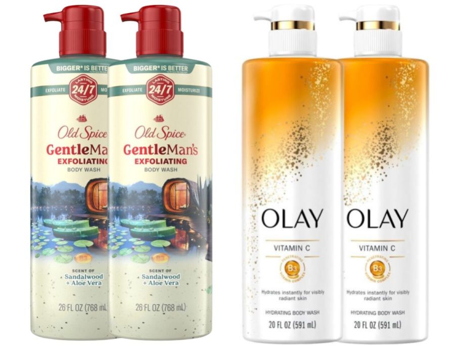 Old Spice & Olay Body Wash