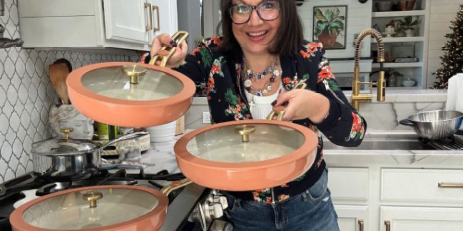 Our Place Cookware Holiday Sale = $97 Off 8-Piece Frying Pan Set