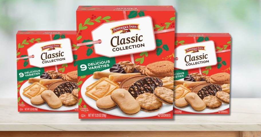 3 boxes of Pepperidge Farm Cookies