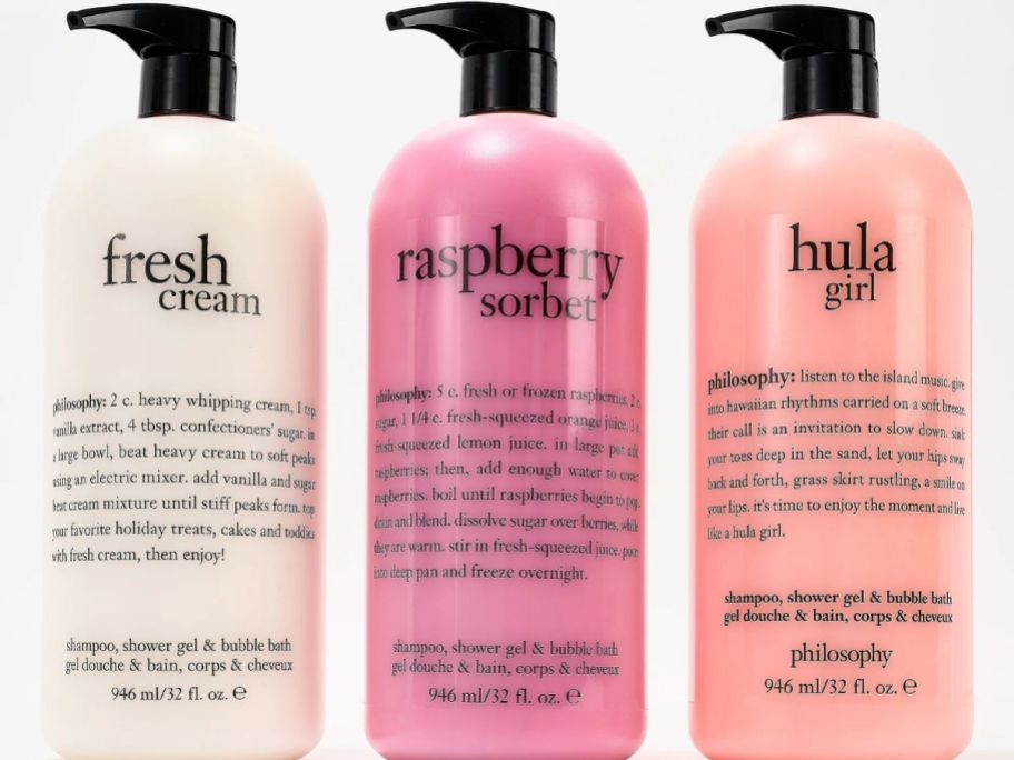 Philosophy jumbo shower gel trio
