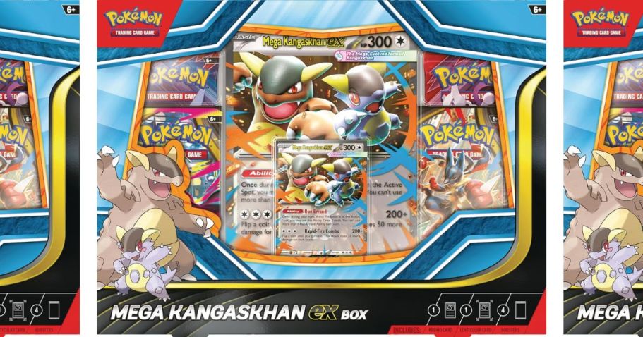 Pokémon Cards Mega Kangaskhan Ex Box Just $24.97 on Walmart.com – Will Sell Out!