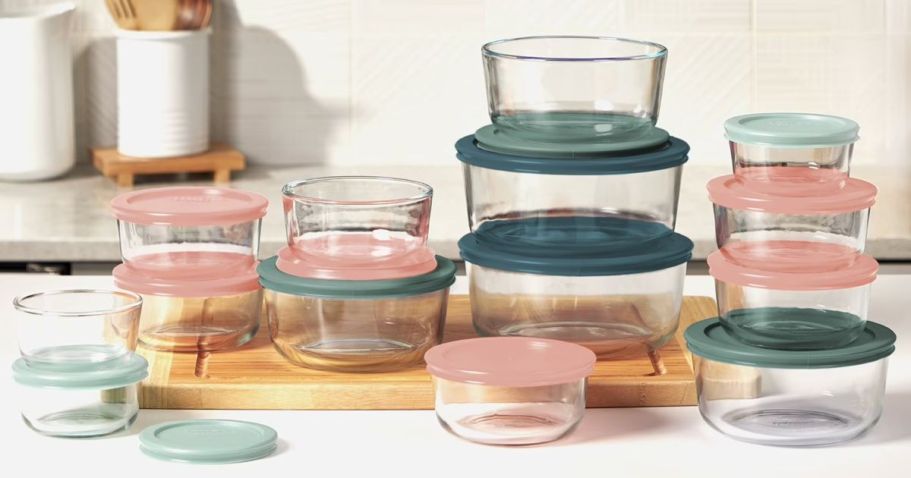 Pyrex Glass 28-Piece Food Storage Set Just $23.98 on SamsClub.com