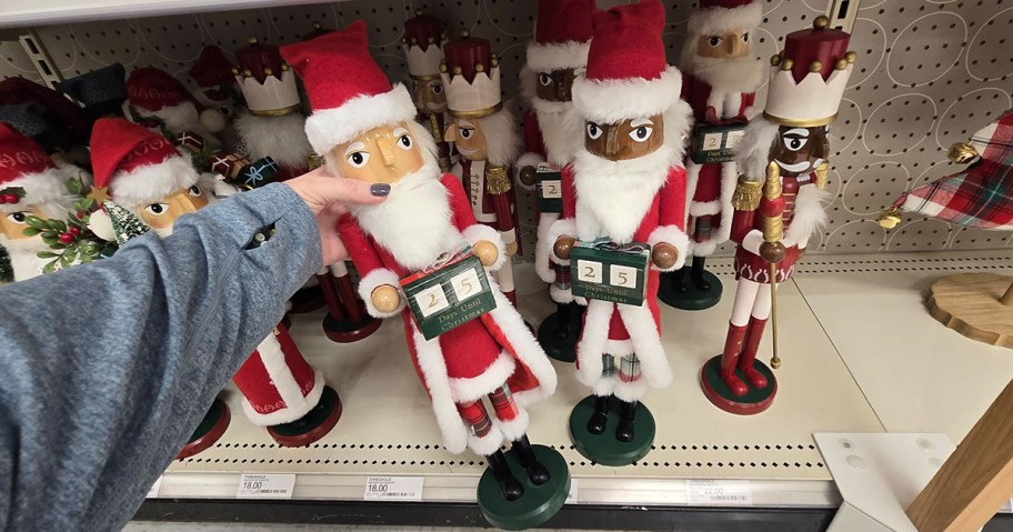 Santa Nutcracker Countdown Christmas Calendar