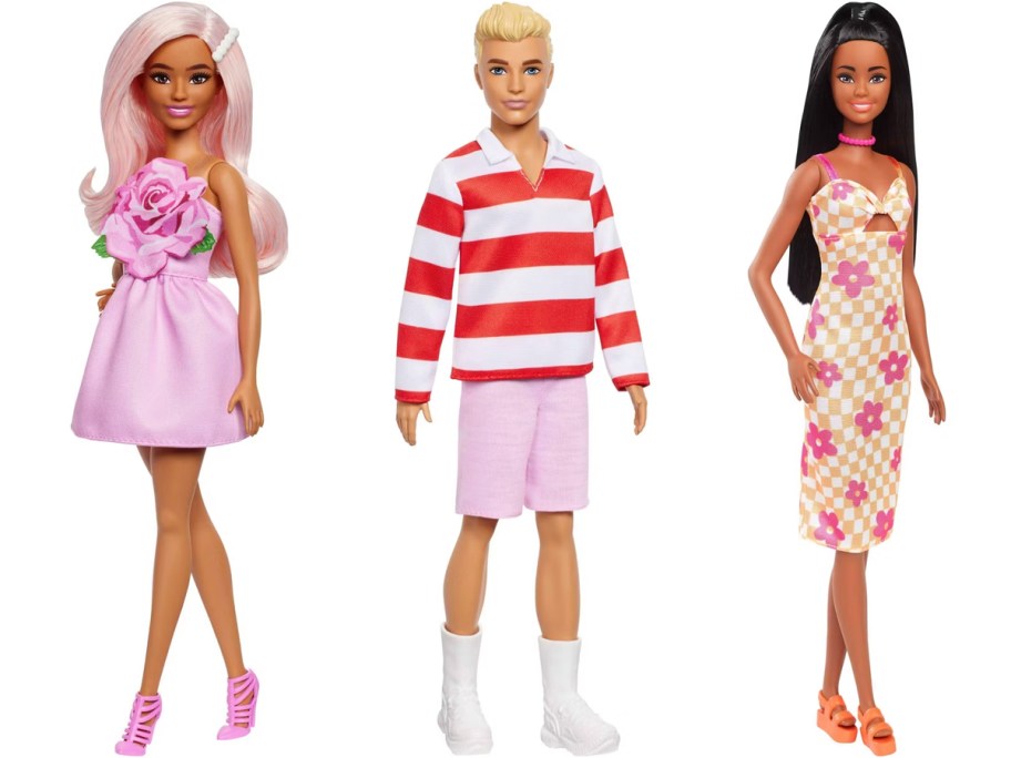 Select Barbie Fashionista Dolls