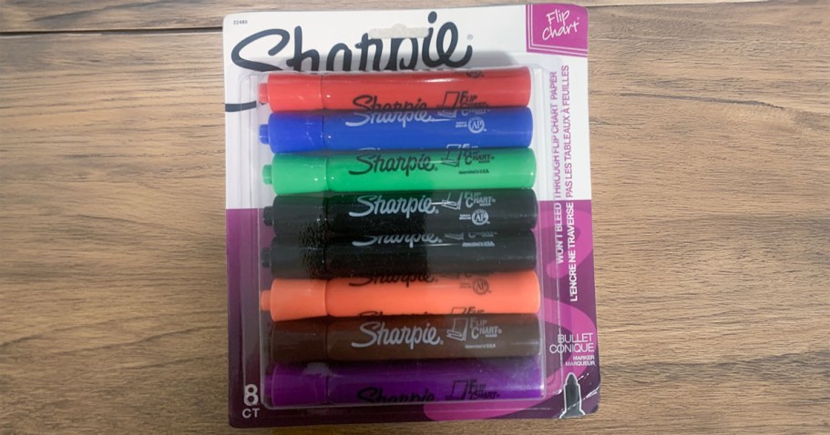 Sharpie Flip-Chart Barrel Markers 8-Pack Just $5.72 on Amazon (Reg. $11)