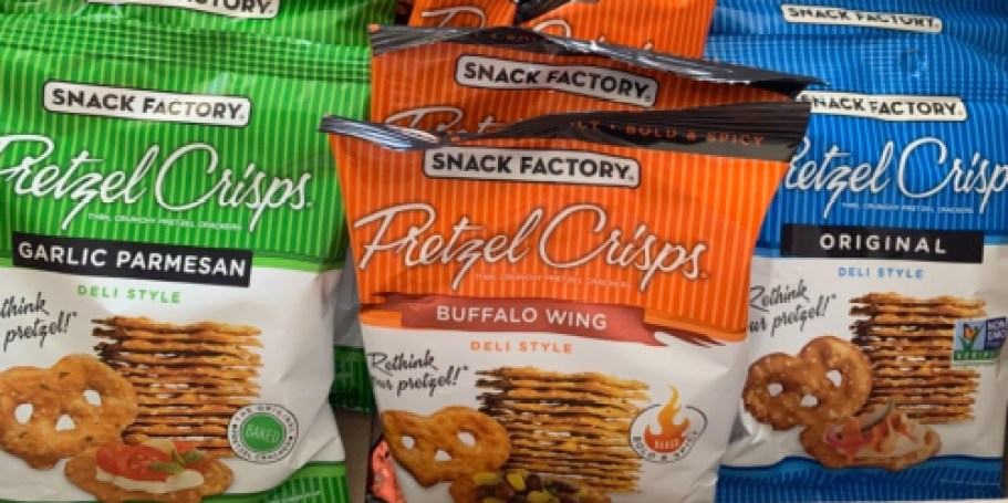 Snack Factory Pretzel Crisps 24-Count Variety Pack Just $12.66 Shipped on Amazon