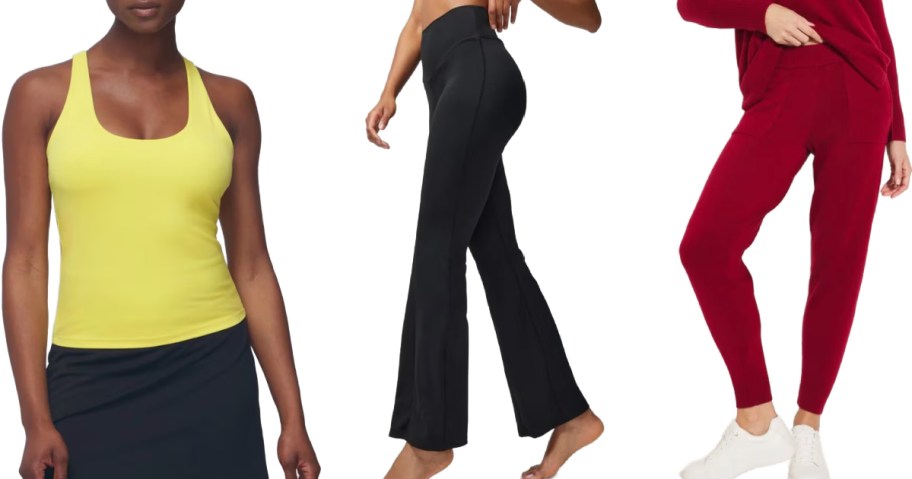 Stock images of 3 women wearing Soma clothing