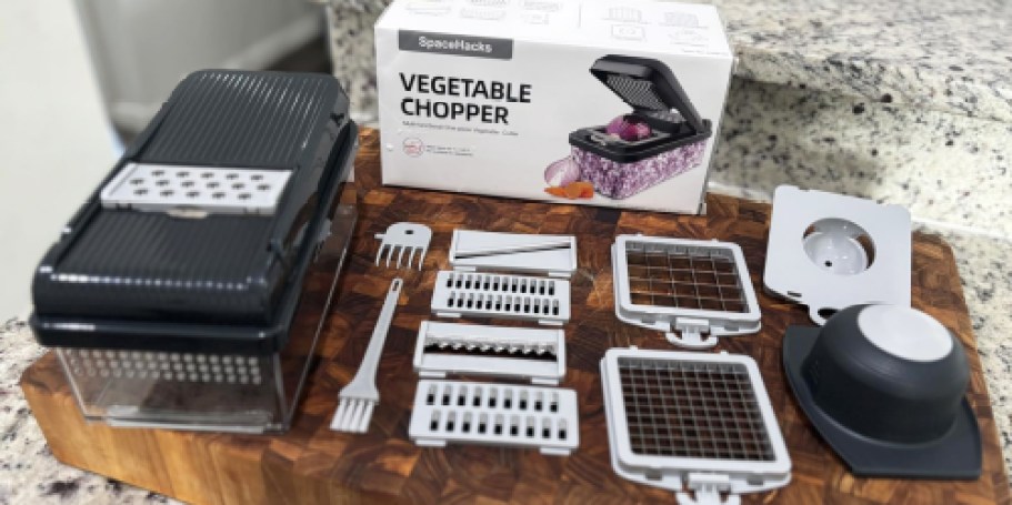Vegetable Chopper Only $11.99 on Amazon (Chops, Slices, Shreds, & More!)