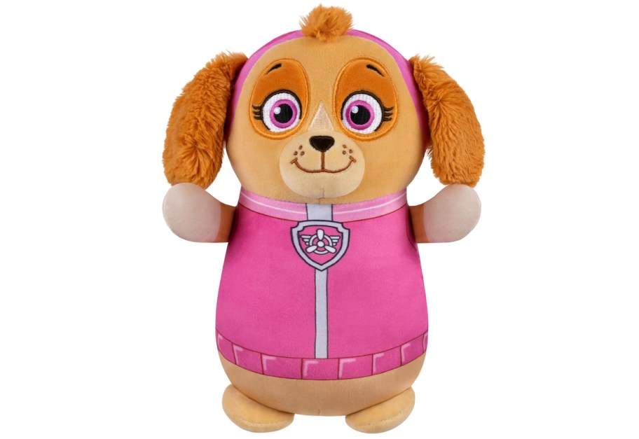 stock photo of pink skye dog paw patro squishmallow plush